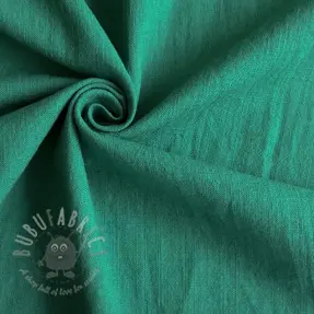 Cotton fabric with linen apple green