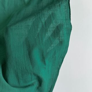 Cotton fabric with linen apple green