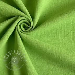Cotton fabric with linen lime