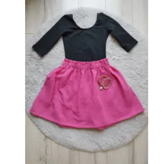 Double gauze/muslin fuchsia