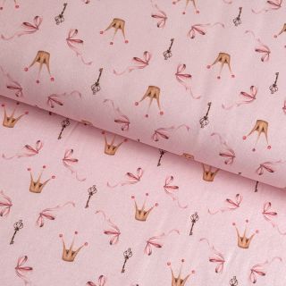 Jersey Princess set pink digital print