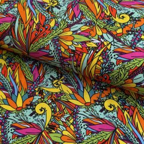Jersey VISCOSE LYCRA HEAVY Ornamental design C digital print