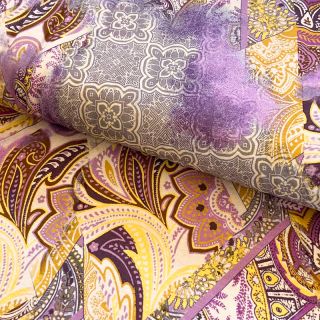 Jersey VISCOSE LYCRA Ditile patchwork pink digital print