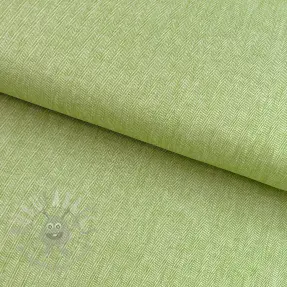 Linen cotton Fishbone lime