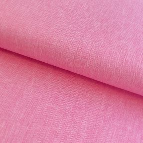 Linen cotton Fishbone fuchsia