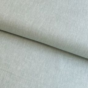 Linen cotton Fishbone light mint