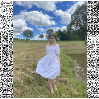 Linen enzyme washed white