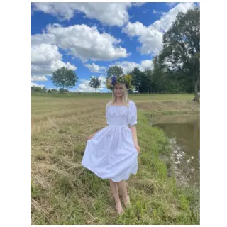 Linen enzyme washed white