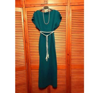 Double gauze/muslin dark cyan
