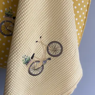 Waffle soft yellow