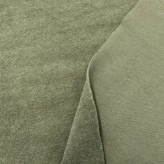 Stretch toweling pistachio