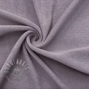 Stretch toweling old purple