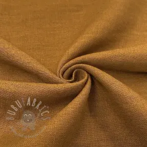 Linen enzyme washed mustard