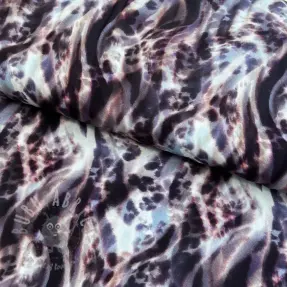 Viscose ECOVERO Animal skin jeans digital print