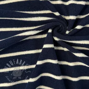 Terry YARN DYED Stripe BIG dark blue