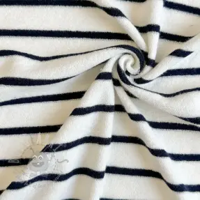 Terry YARN DYED Stripe SMALL dark blue
