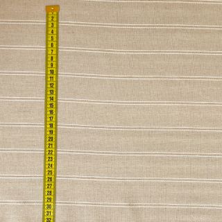 Linen viscose LUREX Stripes
