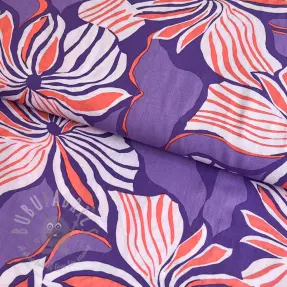 Viscose ECOVERO Florals lavender digital print