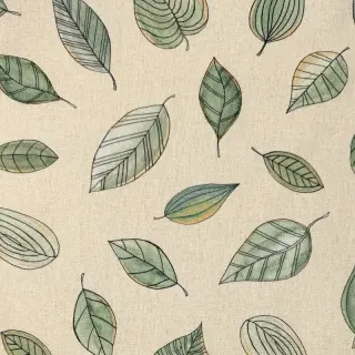 Decoration fabric Handpainted Leaf Art digital print