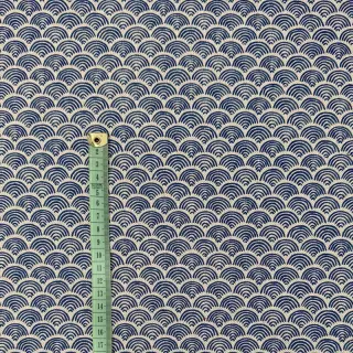 Decoration fabric Linenlook Little Wave Scale