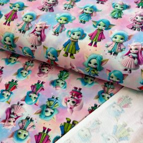 Sweat fabric Midgets digital print
