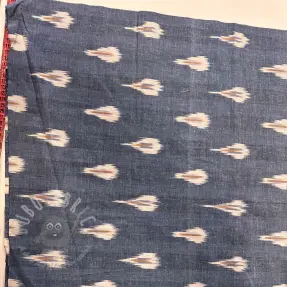 Cotton fabric IKAT jeans 2nd class