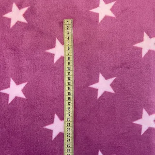 Wellness Fleece Stars pink light pink