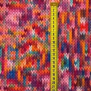 Faux fur TWO SIDE Big knit difur digital print