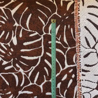 Decoration fabric jacquard Anthéa terracotta