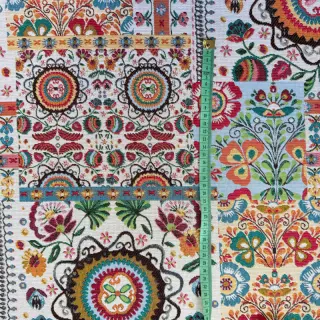 Decoration fabric jacquard Ethnic multico