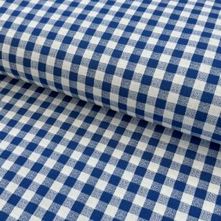 Cotton fabric Brigitte bleu
