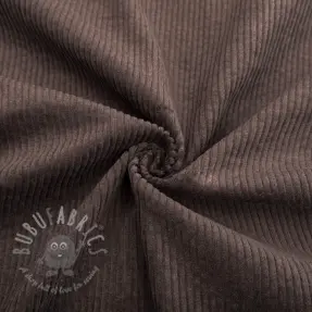Corduroy 6W WASHED STRETCH dark brown