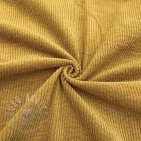 Corduroy 6W WASHED STRETCH ochre