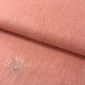 Linen cotton Fishbone salmon