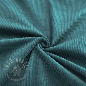 Corduroy 6W WASHED STRETCH petrol