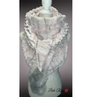 Faux fur Lara rose
