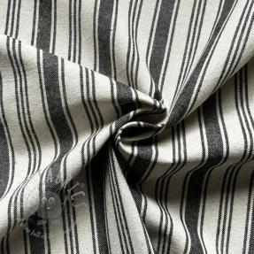 Decoration fabric Eugene noir