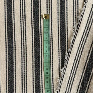 Decoration fabric Eugene noir