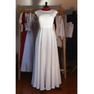 Linen enzyme washed white