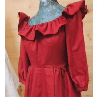Cotton poplin wine