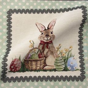 Decoration fabric GOBELIN PREMIUM Easter Bunny Eggs PANEL