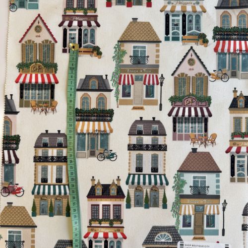 Decoration fabric premium Shop Boutique City digital print