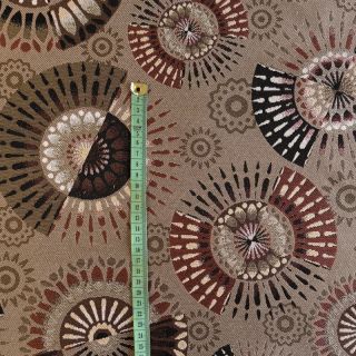 Decoration fabric jacquard Mandala Circle Sun