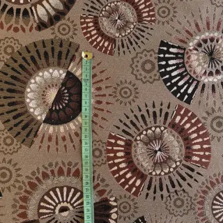 Decoration fabric jacquard Mandala Circle Sun
