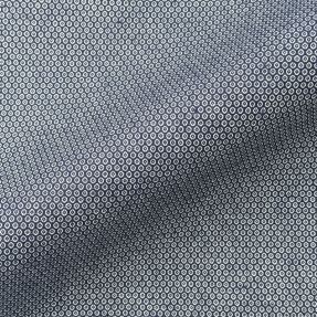 Decoration fabric DOBBY Coloured Dot navy blue