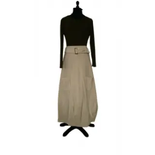 Corduroy 6W WASHED STRETCH sand