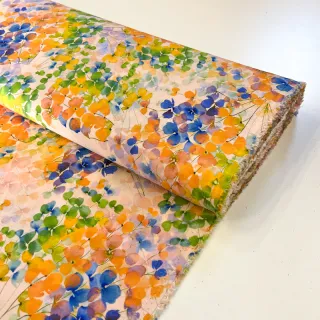 Viscose RADIANCE Danaan yellow digital print