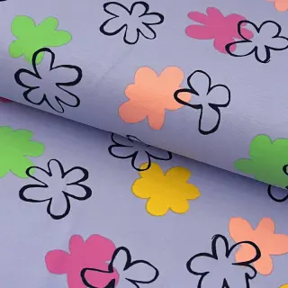 Jersey Flower prints purple