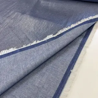 Cotton fabric JEANS FOIL SILVER