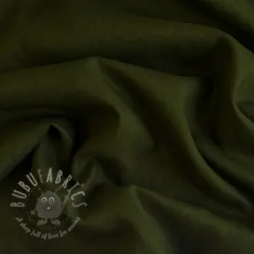 Linen enzyme washed 170 g army green